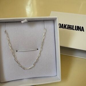 Oak & Luna Paper Clip Chain Necklace - Adjustable.